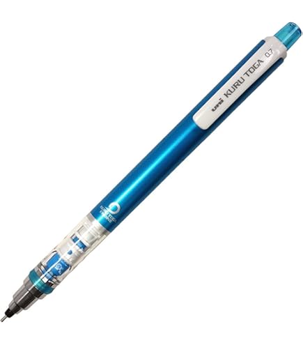 Amazon.com : Uni Kurutoga Mechanical Pencil Standard, 0.5mm, Blue
