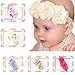 FEITONG 5PC Babys Girls Elastic Headband Chiffon Flower Photography Headbands