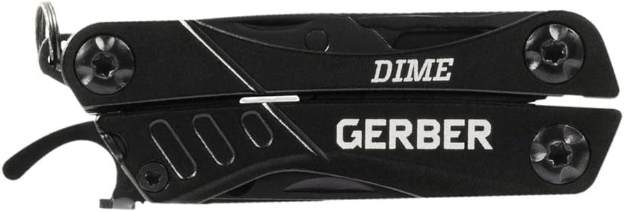 Gerber 30-000469 Dime Mini Multi-Tool, Black - Multitools - 