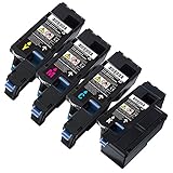 Dell C1765nfw MFP High Yield and Standard Yield Toner Cartridge Set