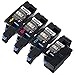 Dell C1765nfw MFP High Yield and Standard Yield Toner Cartridge Set