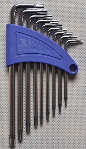 Click Here to See More Images Mini 9 pcs Long Arm Star Torx Allen Hex Key Wrench Spanner Screwdriver