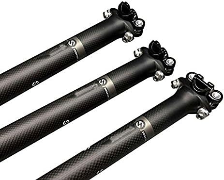 Joan 3K Full Carbon Fiber Road Mountain Bike Seat Post MTB Bicycle Seatpost 27.2/30.8/31.6 x 350mm/400mm (30.8400mm)