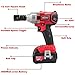 MPT Impact Torque Wrench Cordless, 21V 1/2-inch Brushless Impact Driver with 3.0Ah Li-ion Battery Fast Charger, 250 Ft-lbs(350N.m) Impact Gun/Drill for Car Tires