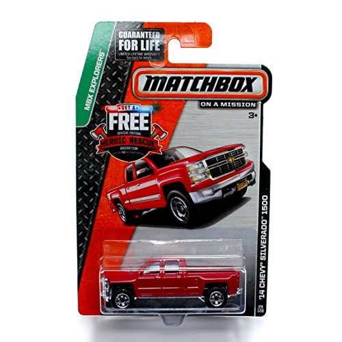 Matchbox, MBX Explorers, '14 Chevy Silverado 1500 [Red] 29/120