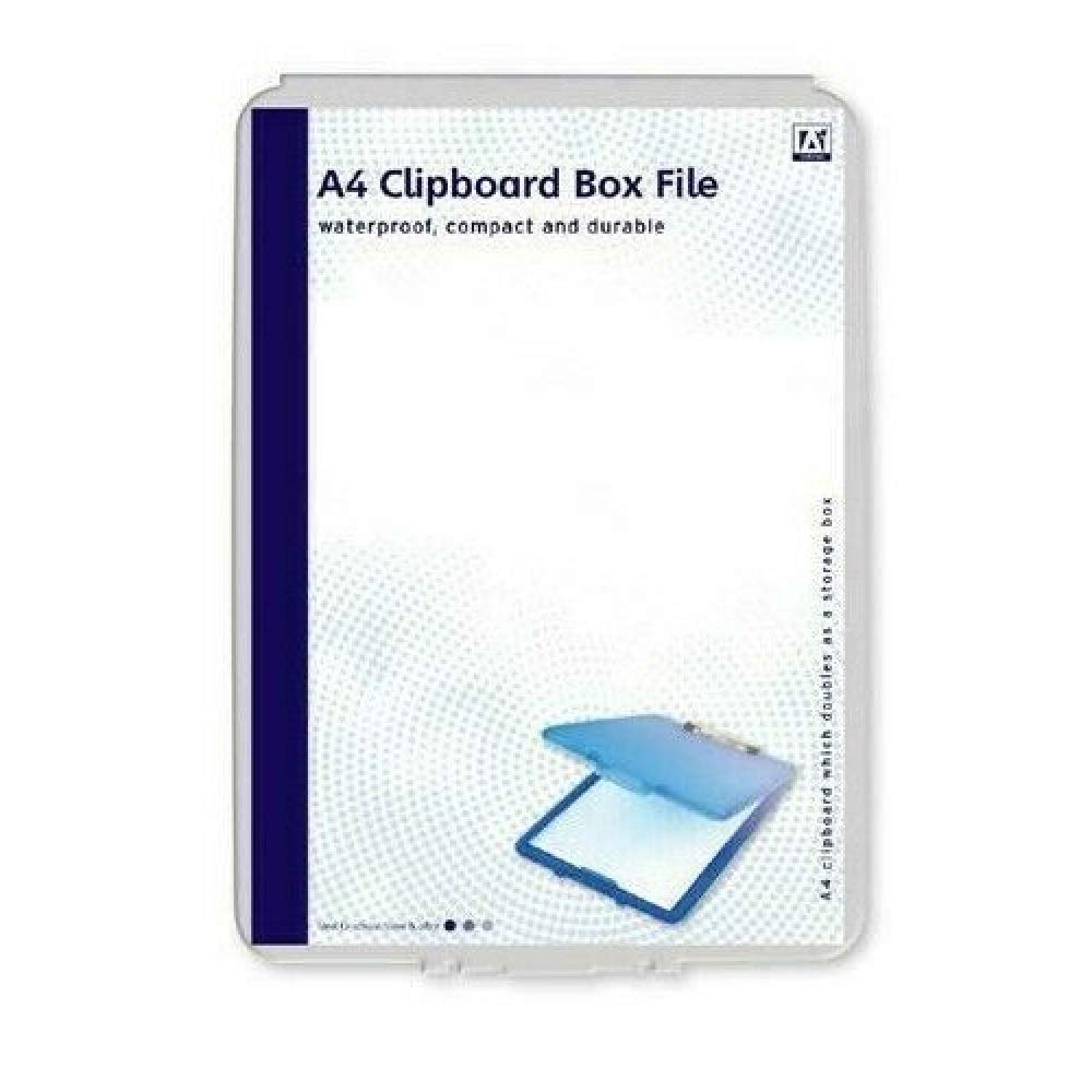A4 Clipboard Box File Durable Waterproof Outdoor Filing Office School Quality
