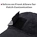 SERGEANT Military Tactical Baseball Cap in Black + USA Flag Patch. 100% Cotton, 3 Patches on Front, Top & Back, Adjustable Closure in Back. Use for Range, Operator, Hunting, Fishing.