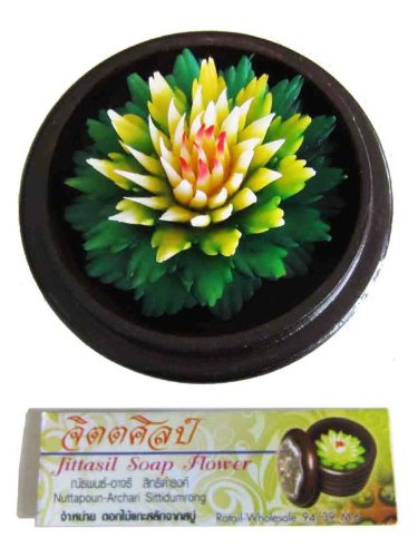 Jittasil Thai Hand-Carved Soap Flower, 4