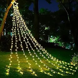 PUHONG Christmas Decoration Outdoor Star String