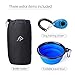 Wonder Creature Dog Treat Pouch with Dog Clicker (Black, Water Bottle Holder)