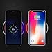 Wireless Charger, [Sleep-Friendly] Qi Wireless Charging Pad Station for iPhone 8 /8 Plus ,iphone X ,Samsung Galaxy Note 8,S8/S8 Plus,S7,S7 Edge,S6,S6 Edge Plus,Note 5, Nokia Lumia 950 Qi Devices