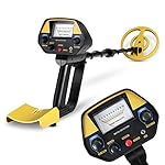 INTEY Metal Detector with Pinpoint Targeting Adjustable Discrimination and Sensitivity in Carry Bag