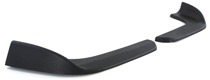 Carparts-Online 29557 Front Spoiler Front Flaps Cup Wings flach universal schwarz TYP 7