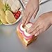 Mikey Store Sandwich Cutter - High Quality Sandwich Heart Shape Toast Bread Mould Box [Heart Pink] ]