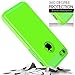 iPhone 5C Case, Rhidon Slim Shockproof Armor Case fit for iPhone 5C Hard Rugged Ultra Protective Back Rubber Cover with Dual Layer Impact Protection for iPhone 5C (Grass Green)