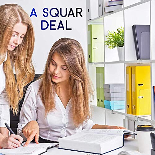 JLA Acrylic Shelf Divider (Set of 4) Separators Clear Shelf Divider