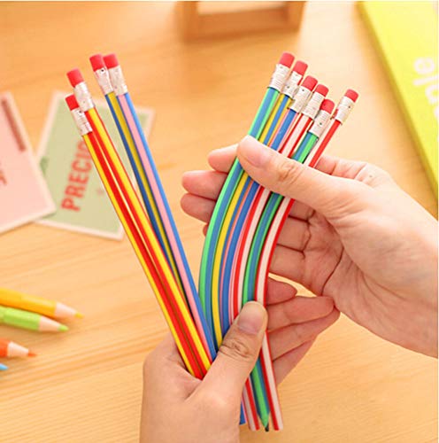 35 PCS Flexible Soft Pencil Magic Bend Pencils with Eraser For Kids Students Gift - Great Fun To Play With