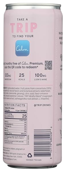 TRIP ELDERFLOWER MINT FUNCTIONAL WATER, 12 FZ