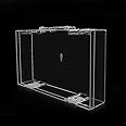 GIIYAA High Transparency Visible Plastic Box Clear Storage Case with Lid Use for Organizing Jewelry, Tools, Office supplies, Pet supplies, DIY materials,Use as handbags