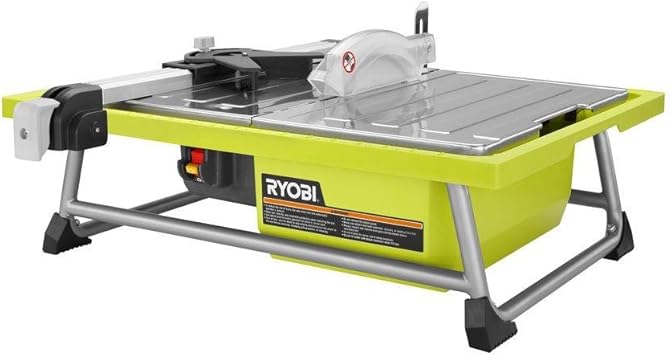 Ryobi 7 In Tabletop Tile Saw Amazon Com