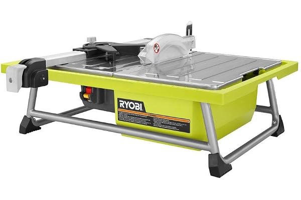 Ryobi 7 in. Tabletop Tile Saw + Free 