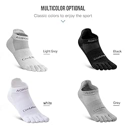 OrrinSports Toe Socks for Men Women Cool-max