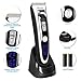 Professional Hair Clippers Set for Men, Aiskki Cordless Hair Trimmer, Electric Hair Cutting Kit with Gear Adjustment, Security Lock and LED Display