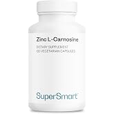 SuperSmart Zinc L-Carnosine 85mg per Day - Zinc Carnosine Supplement | | Non-GMO &amp; Gluten Free - 120 Vegetarian Capsules