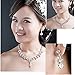 HeroNeo® Hot Prom Wedding Bridal Party Crystal Rhinestone Necklace Earring Jewelry Sets (08#)