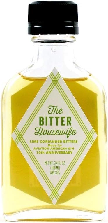 The Bitter Housewife Lime Coriander Cocktail Bitters, 3.4 oz
