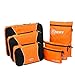 Packing Cubes 6 in 1 Travel Luggage Packing Organizers Accessories with Laundry Compression Pouches Organizer Bags 6 Set (Black)