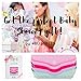 Pack of 4 Silicone Bibs Candy Collection! Baby Bibs for Girls - Best Girl Baby Gifts, Bibs for Newborn - Silicone Bibs with Pocket, Waterproof Bibs for Baby, Feeding Bibs, Dishwasher Safe, Soft Bibs