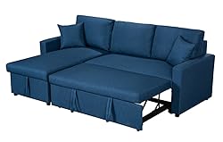 Favfurish 82'' L-Shape Convertible Sleeper