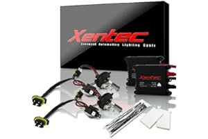 Xentec H4 (HB2) Hi/Lo 8000K HID Xenon Bulb bundle with 55W EP alloy Slim Ballast (Lightning Blue, high beam halogen)
