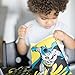 Bumkins Reusable Sandwich and Snack Bags, for Kids School Lunch and for Adults Portion, Washable Fabric, Waterproof Cloth Zip Bag, Travel Pouch, Food-Safe, 3-pk Batman DC Comics