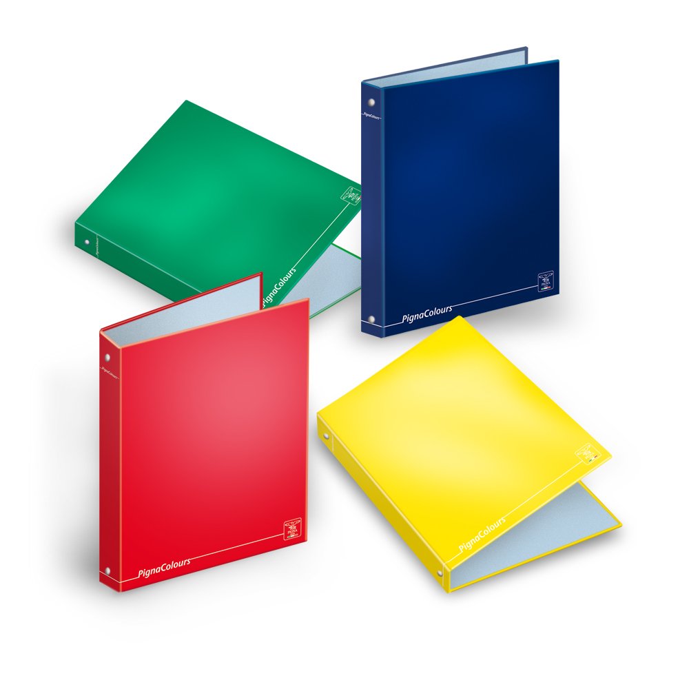Pigna A5 Ring Binder Colours 27x32 cm.