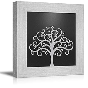 Canvas Wall Art Abstract Ink Painting Canvas Prints Home Artwork Decoration for Living Room,Bedroom - 12x12 inches