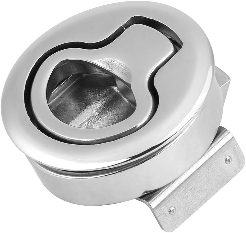 Suuonee Boat Deck Lock, 2ZollEdelstahlBoot Runde Decksluke Flush