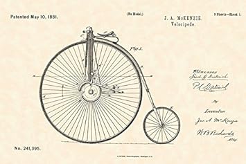 penny farthing wheel size