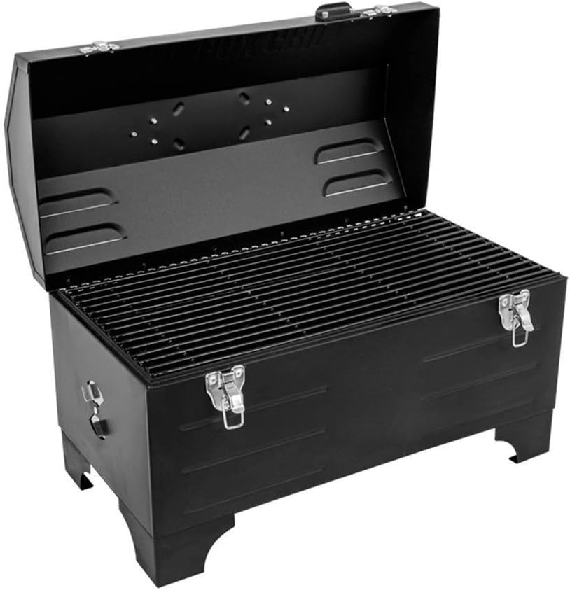XSWZAQ Portable Barbecue Charcoal Grill Foldable Charcoal BBQ Grill Set Stainless Steel, Smoker Grill for Outdoor Cooking Camping Picnic Outdoor Garden Charcoal BBQ Grill Party