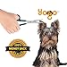 Yogo Pet Grooming Scissors Kit - 3 Round Tip Scissors Includes 1 Thinning Shears, 1 Facial (Face, Ear, Nose, Paw) and 1 Full Body Scissors - Professionally and Easily Groom Your Dogs, Cats and Pets