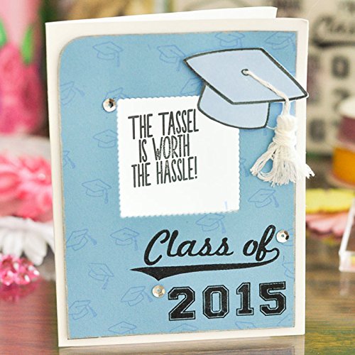 The Stamps of Life Graduation Stamps and Dies Combo Pack for Card Making Scrapbooking by Stephanie Barnard - Graduation2Celebrate and Graduation Dies