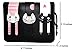 Nawoshow Women Cute Cat Wallet Coin Purse Bifold Wallet Clutch Bag(Pink)