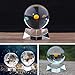 Spar.saa Crystal Solar System Crystal Ball with Crystal Stand