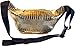 SoJourner Holographic Rave Fanny Pack - Packs for festival women, men | Cute Fashion Waist Bag Belt Bags (Gold Gator)