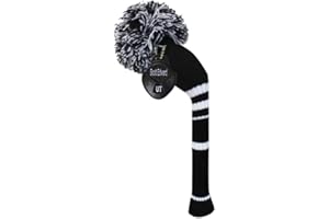 Scott Edward Golf Cover 1Pcs for Driver Fairway or Hybrid Knitted Elastic Yarn Double Layers Big Pom Protect Golf Head Perfec