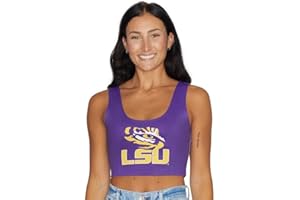 Lojobands Women's College Gameday Outfit Tank Top Tailgate Crop Top One Size Fits Most