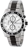 Invicta Men’s 15209 Pro Diver Chronograph Silver Dial Two Tone Stainless Steel Watch, Watch Central