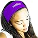 16-in-1 Headband (1-Pack) - 16+ Original Styles Headwear - Sports Band, Bandana, Neck Gaiter, Mask, Helmet Liner (Purple)