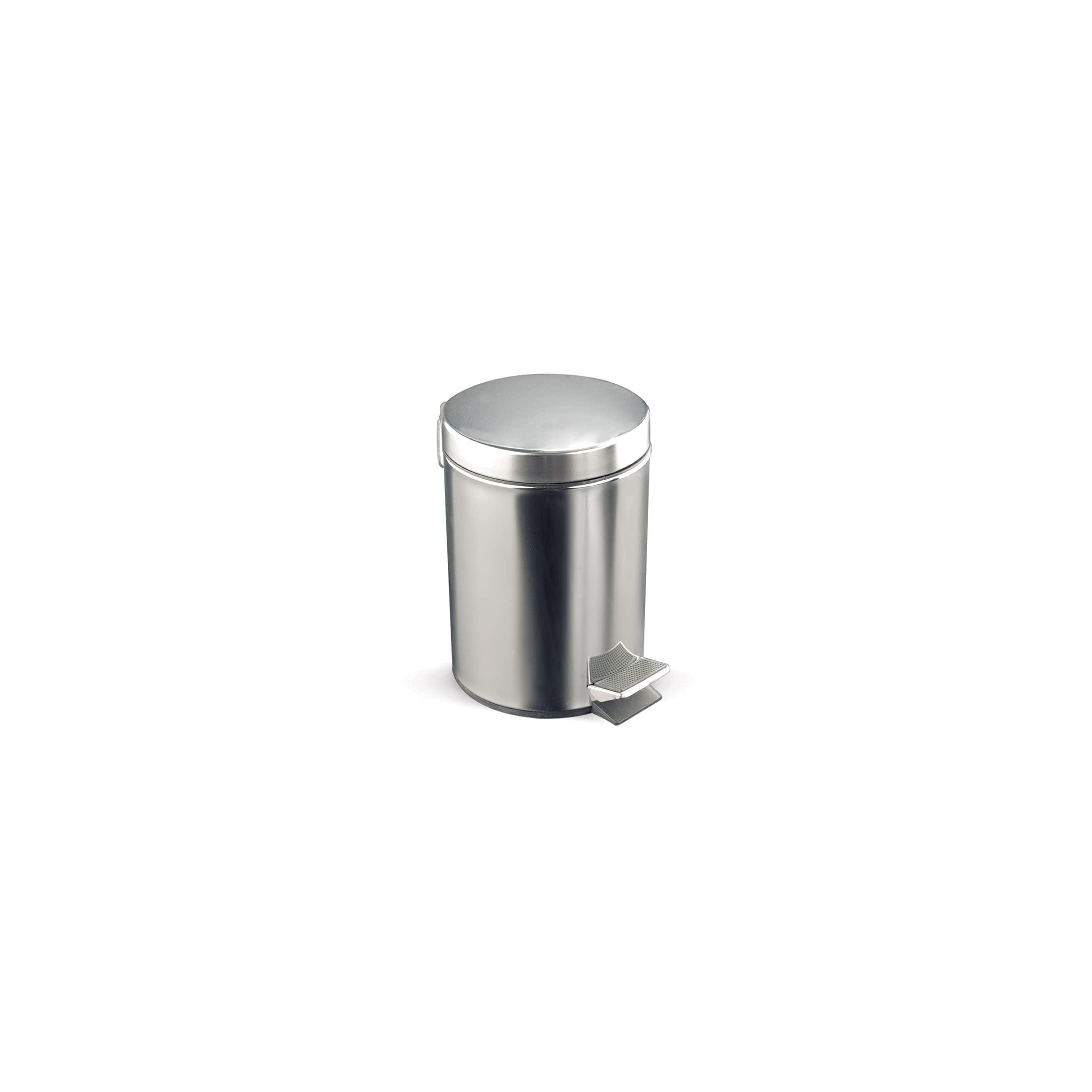 Rocada - 3L Stainless Steel Pedal Bin with Removable Interior with Damping Lock Dimensions 17 x 26 x 17 cm